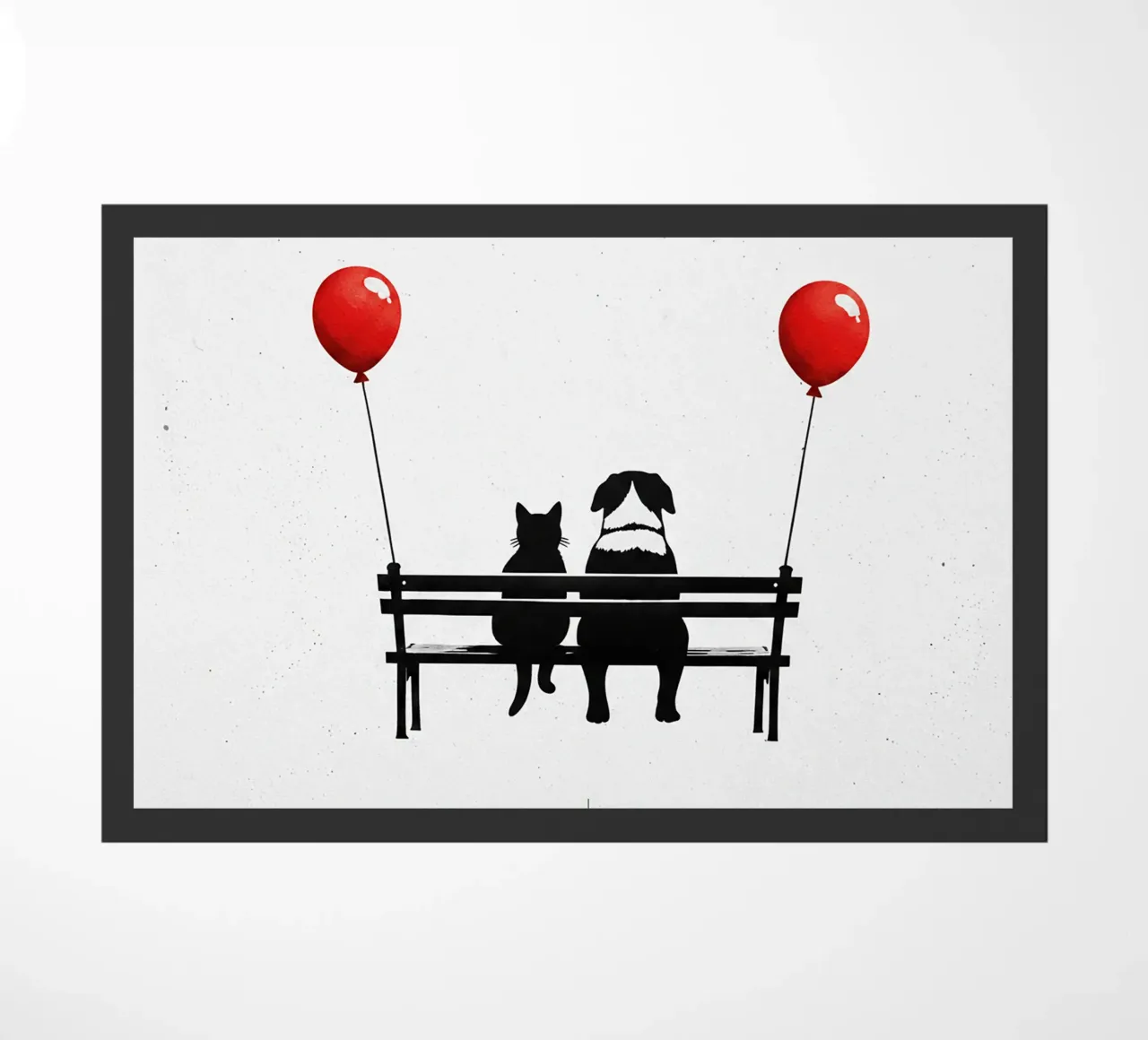 Gatto e cane zerbino da Harmony Gallery