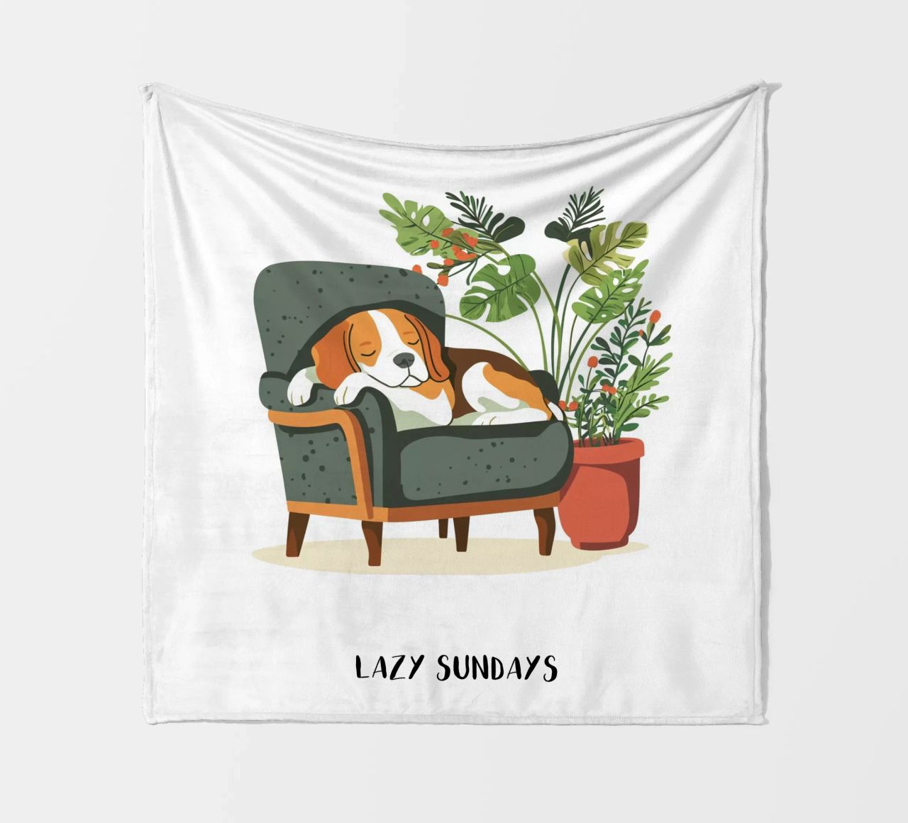 Lazy Sundays fleece blanket by Gift Ideas