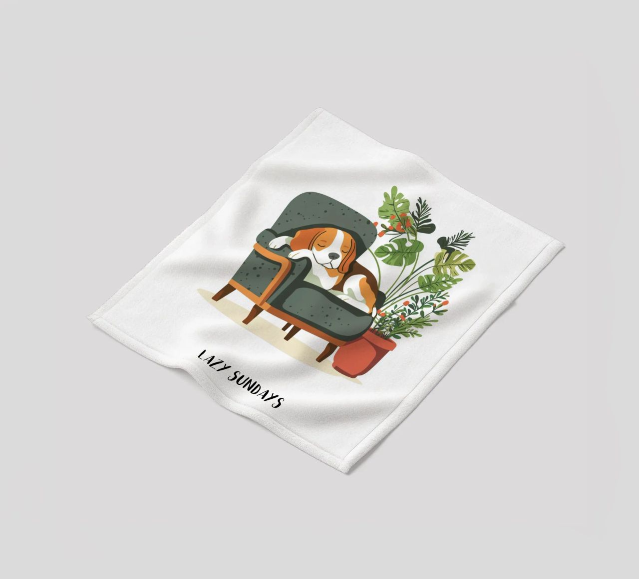 Lazy Sundays fleece blanket by Gift Ideas