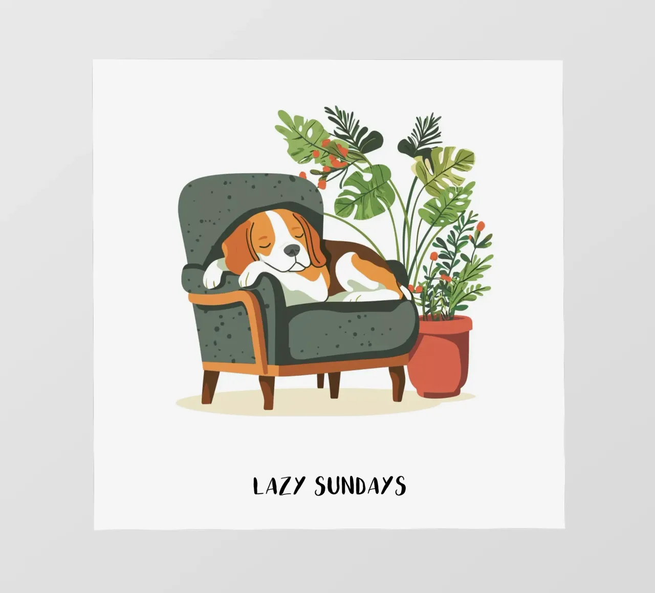 Lazy Sundays Backlit Folie von Gift Ideas
