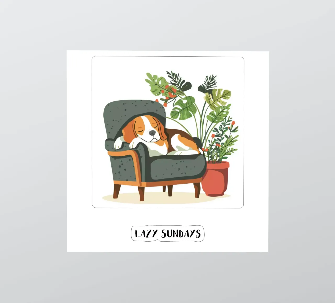 Lazy Sundays adesivo da Gift Ideas