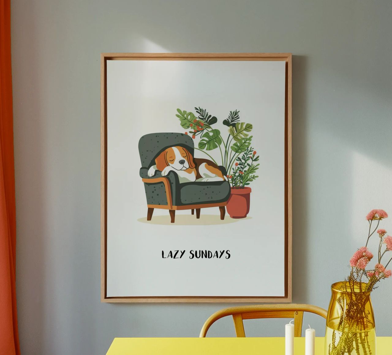 Lazy Sundays canvas by Gift Ideas