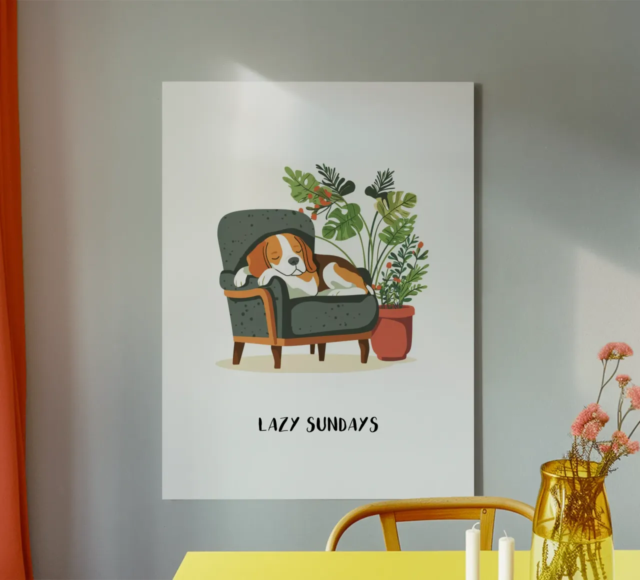 Lazy Sundays Leinwand von Gift Ideas