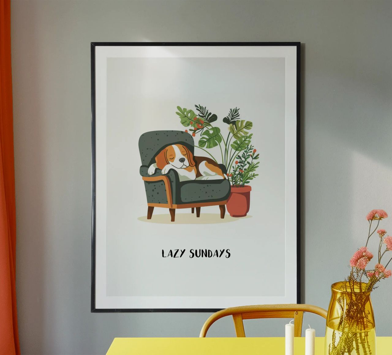 Lazy Sundays poster by Gift Ideas