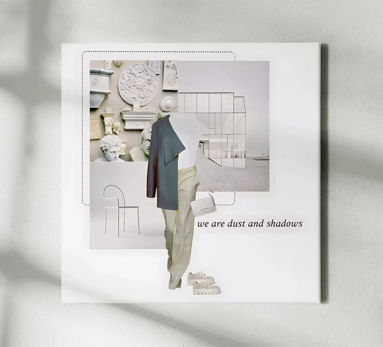 We are dust and shadows. tela con Cornice a cassetta da TASTE OF BLISS