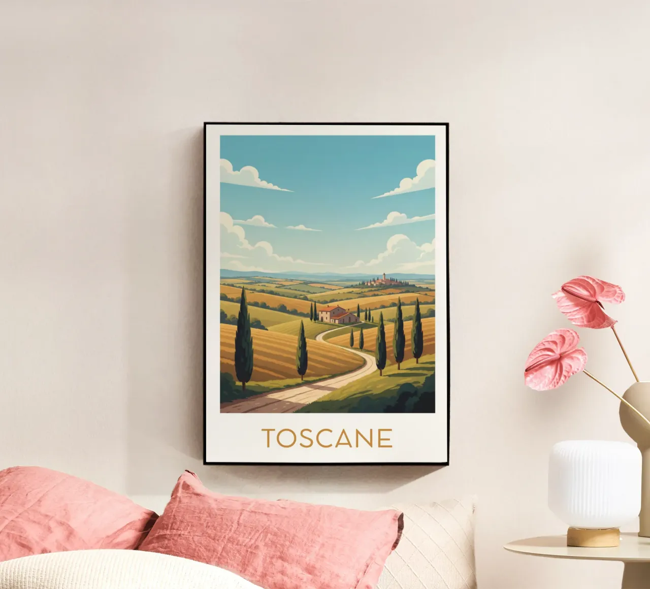 Affiche "Toscane" plexiglass da Idées & Création