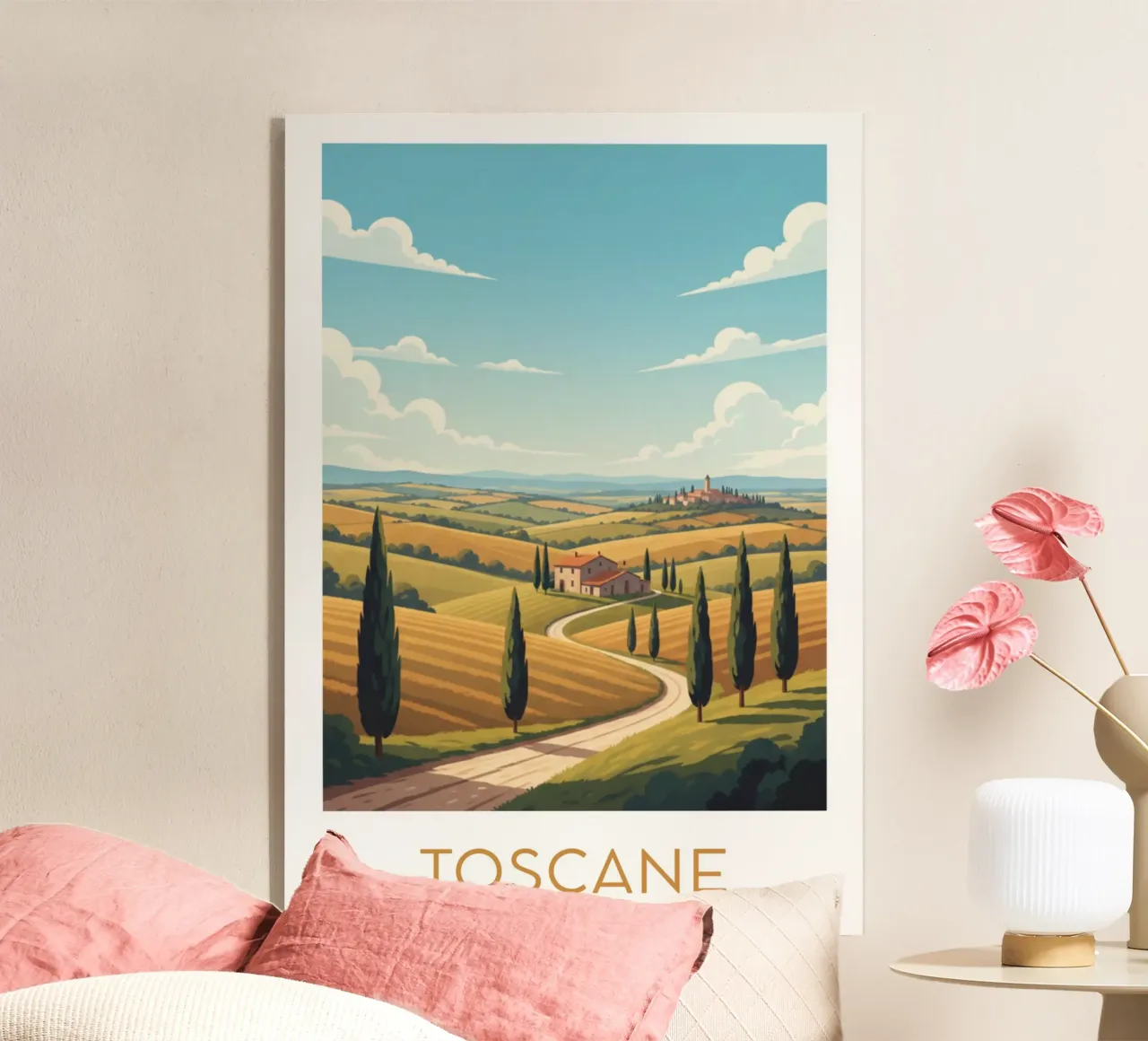 Affiche "Toscane" plexiglass da Idées & Création