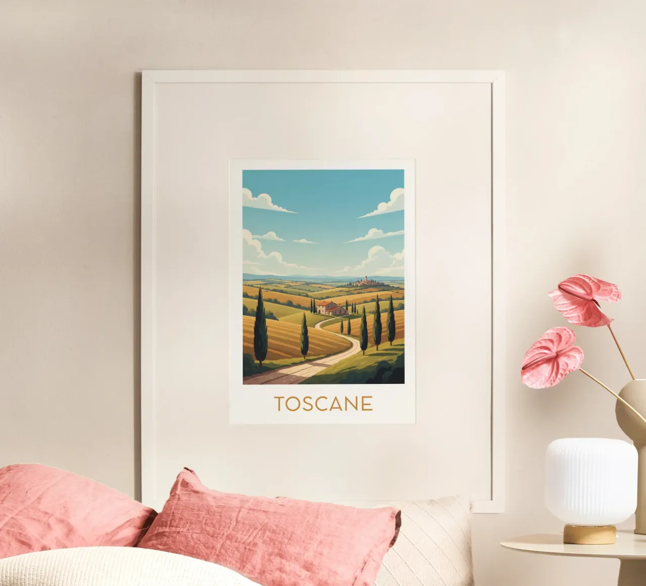 Affiche "Toscane" poster da Idées & Création