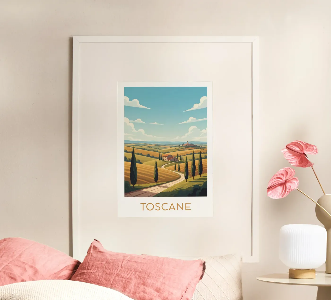 Affiche "Toscane" poster da Idées & Création