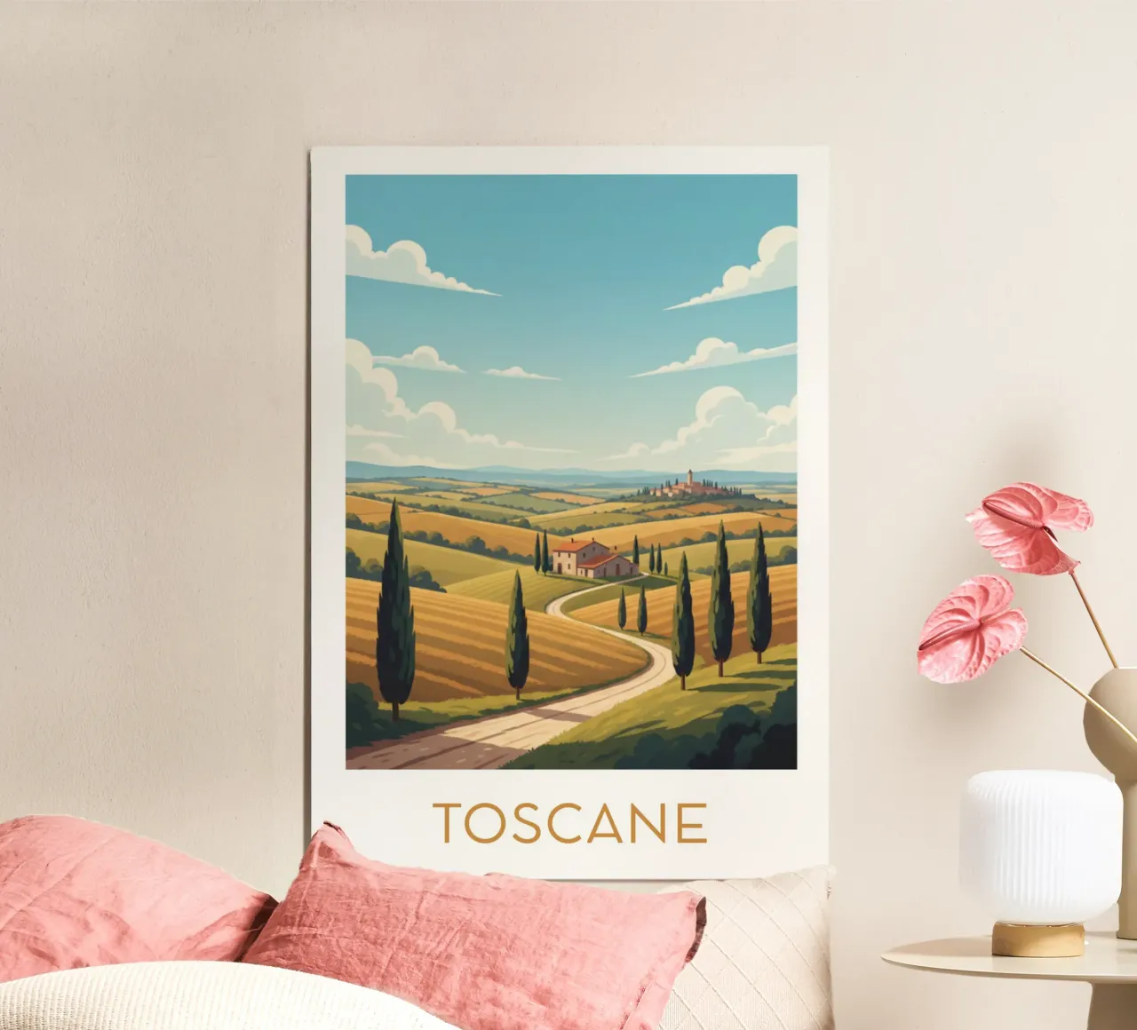 Affiche "Toscane" poster da Idées & Création
