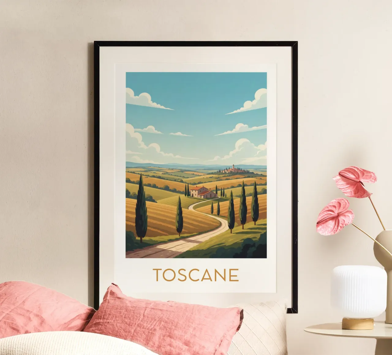 Affiche "Toscane" poster da Idées & Création