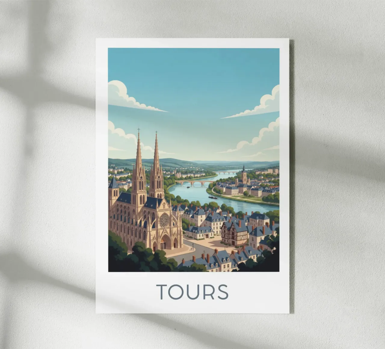 Affiche "Tours" plexiglass da Idées & Création