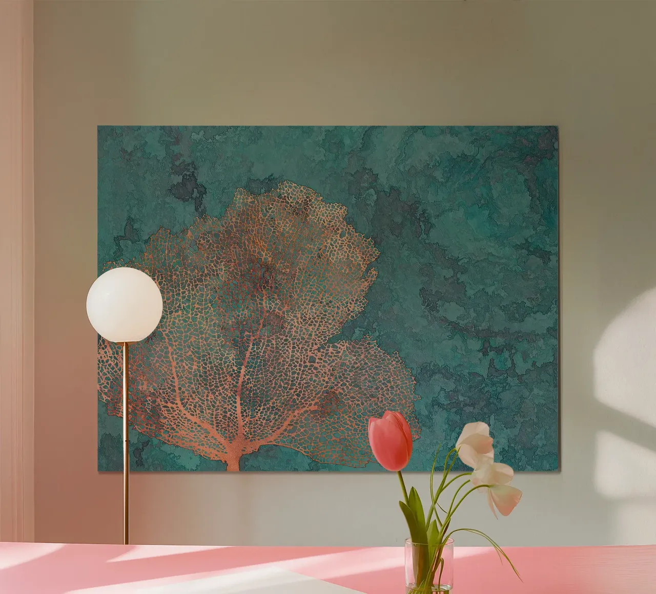 Corallo ramato poster da Leahprint