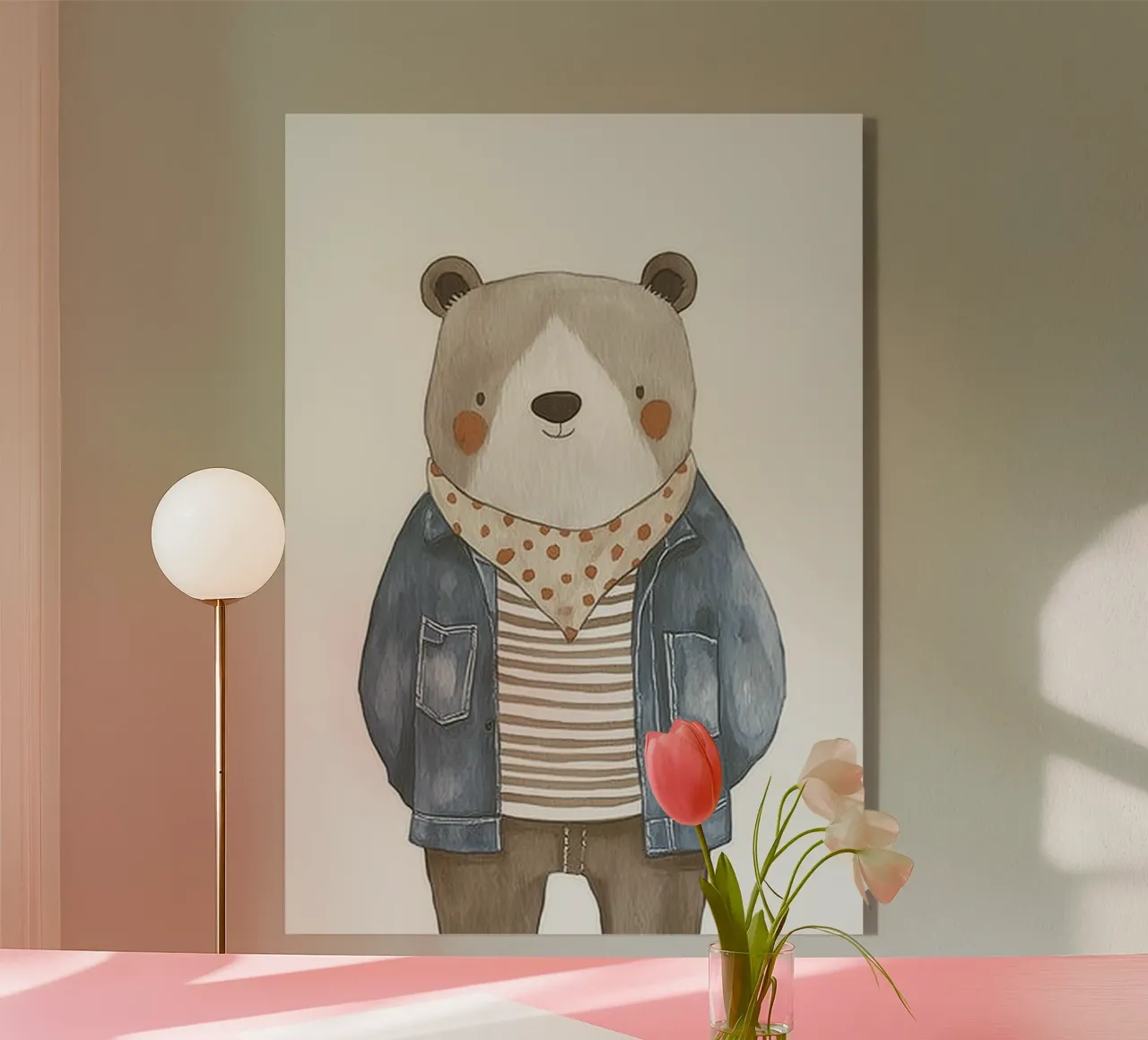 Charmant Bär Acryl-Glas von Dreamy Nursery