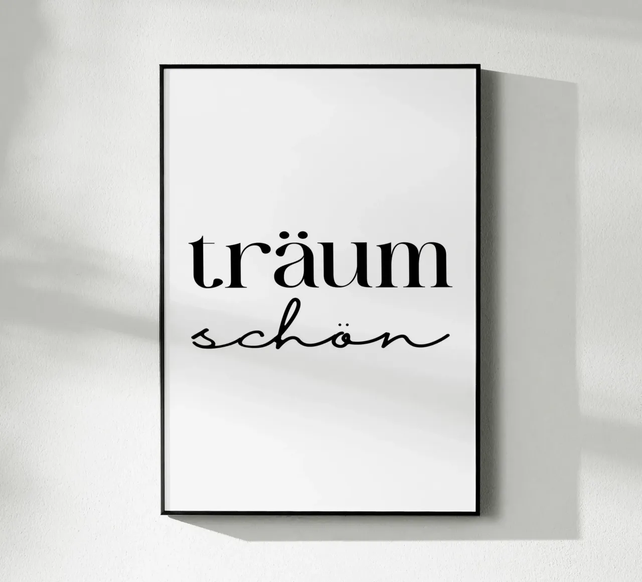 Träum schön plexiglass da BAINAI QUOTES