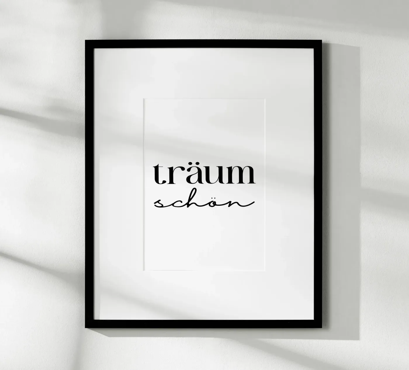 Träum schön poster da BAINAI QUOTES