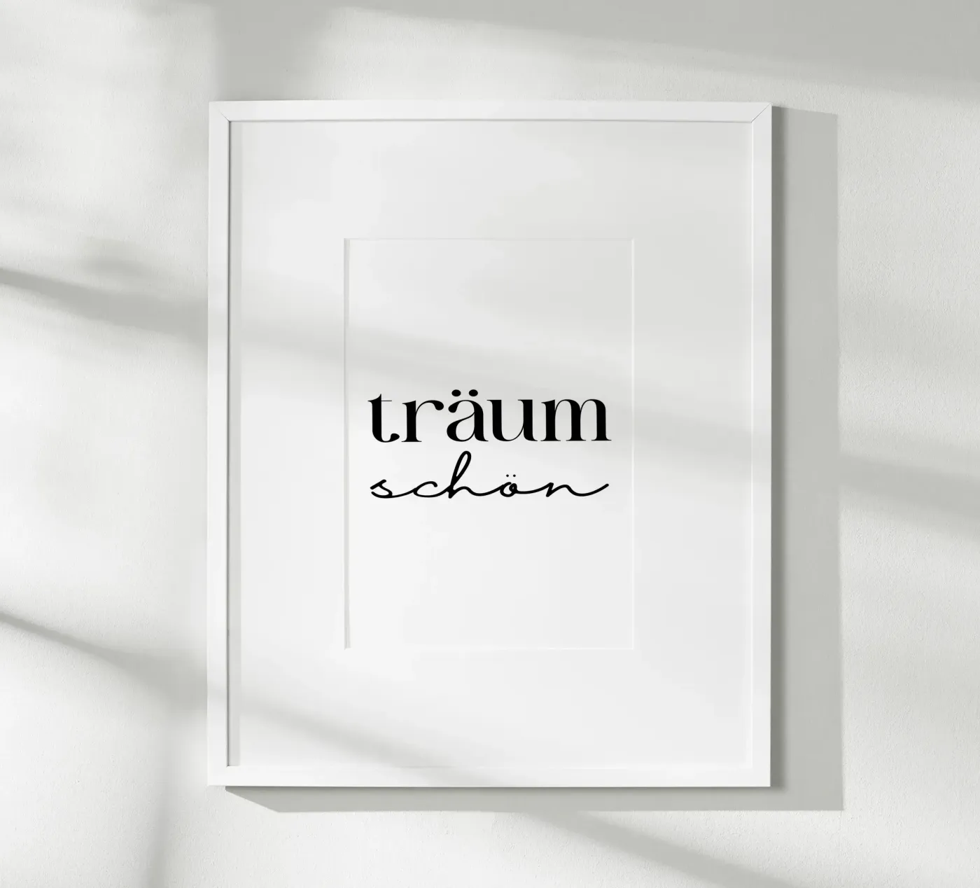 Träum schön poster da BAINAI QUOTES