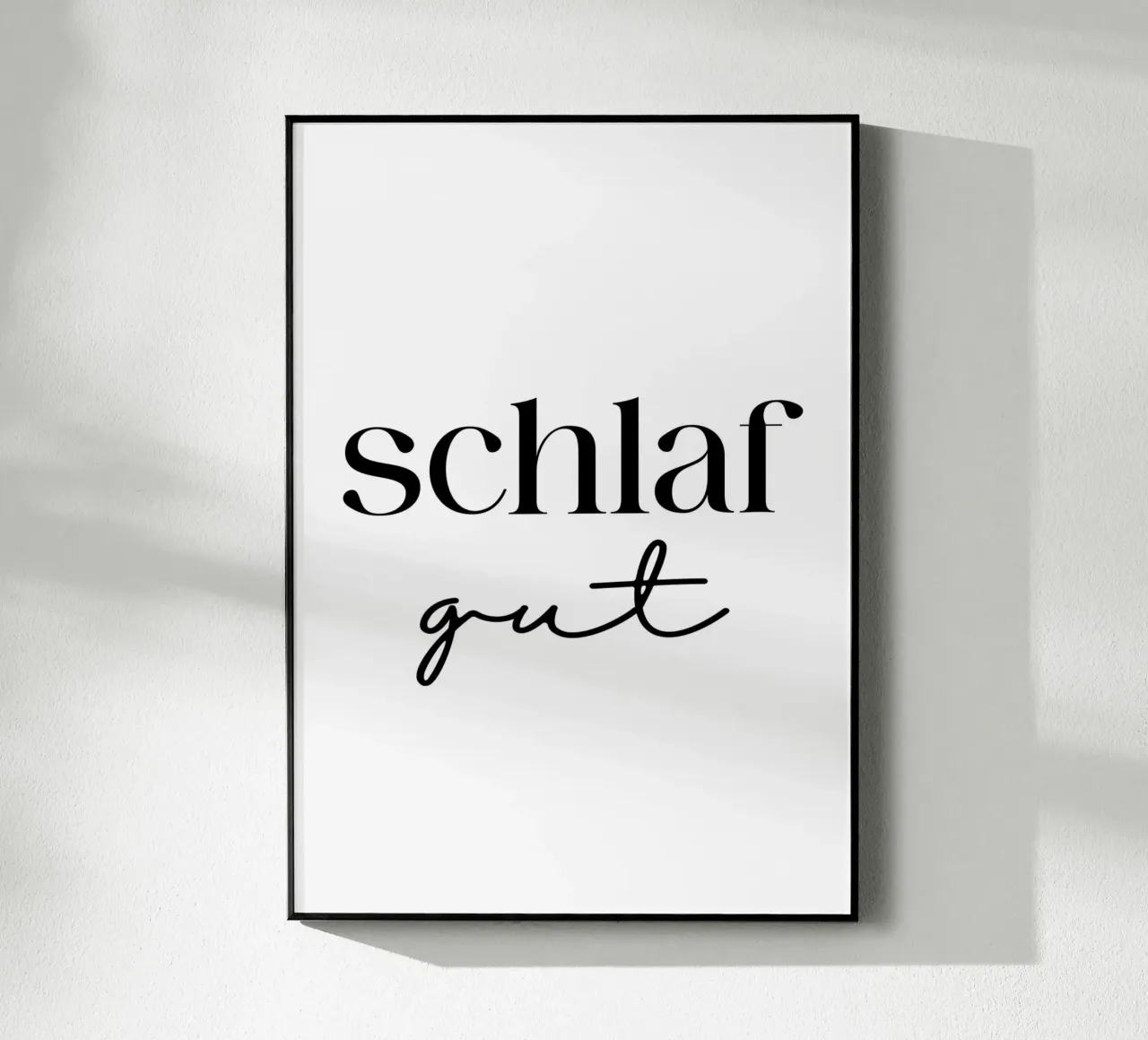 Schlaf gut plexiglass da BAINAI QUOTES