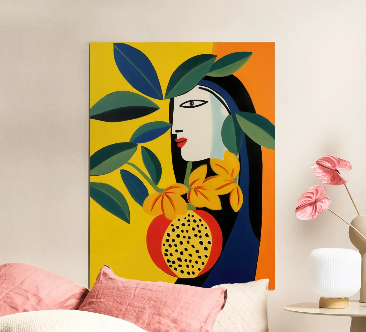 Madonna with Fruit | Fauvism meets Pop Art poster by Autofocus