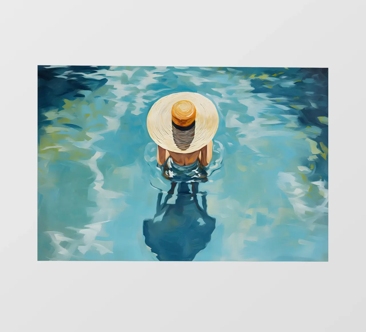 Sole e mare pellicola backlit da medineprint