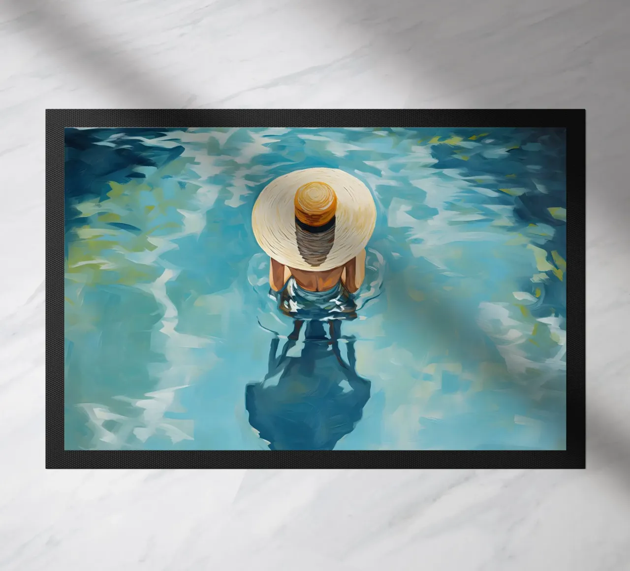 Sole e mare zerbino da medineprint