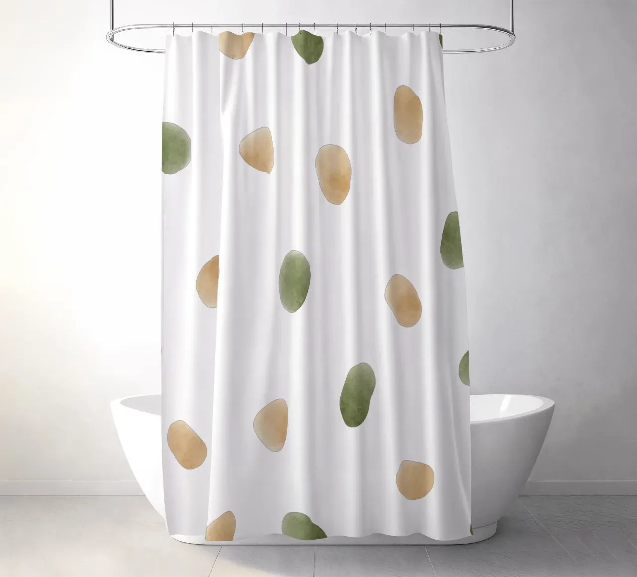 Minimum pattern shower curtain by AzStore11