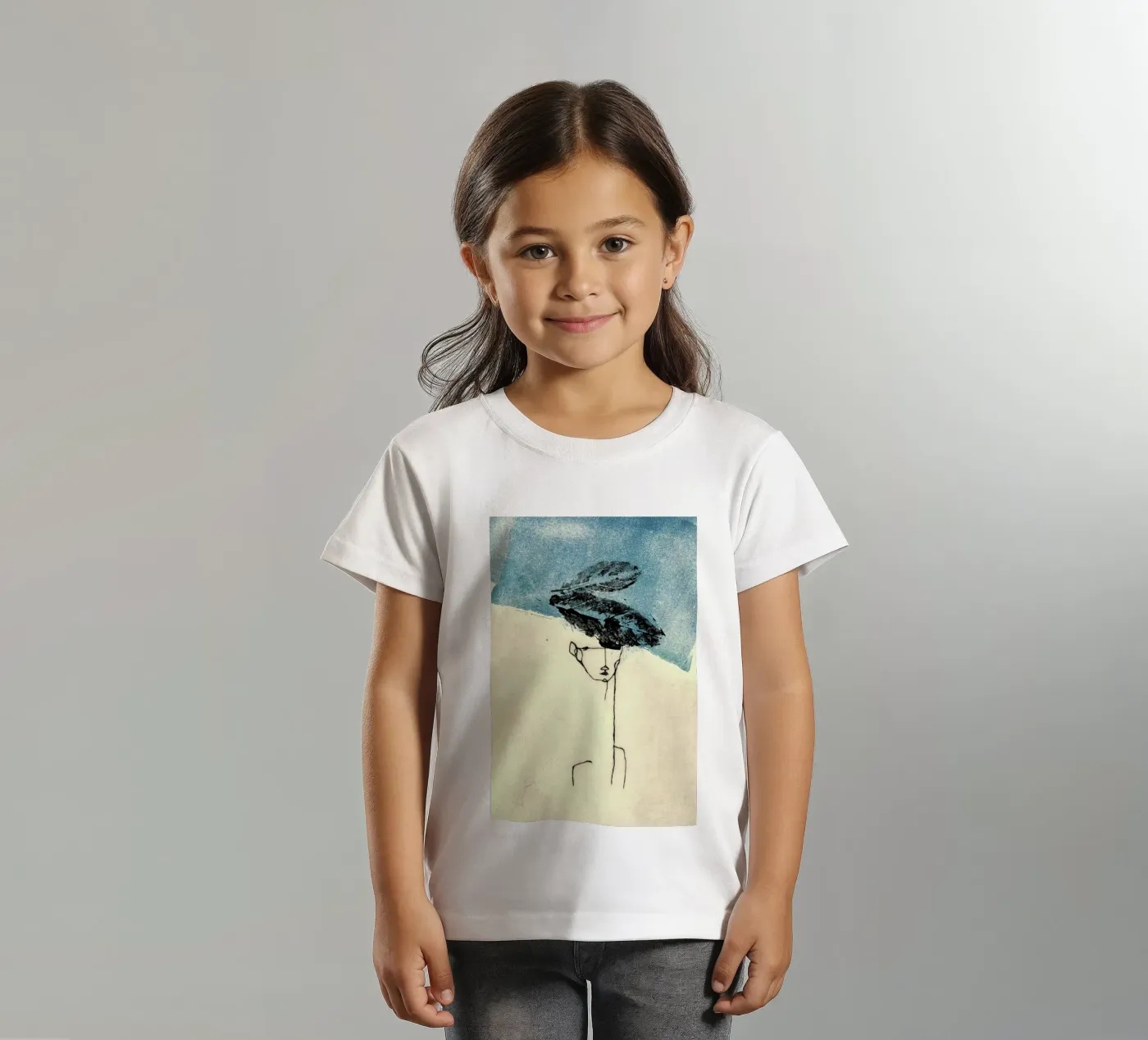 Head Kinder T-Shirt von Marina Guiu
