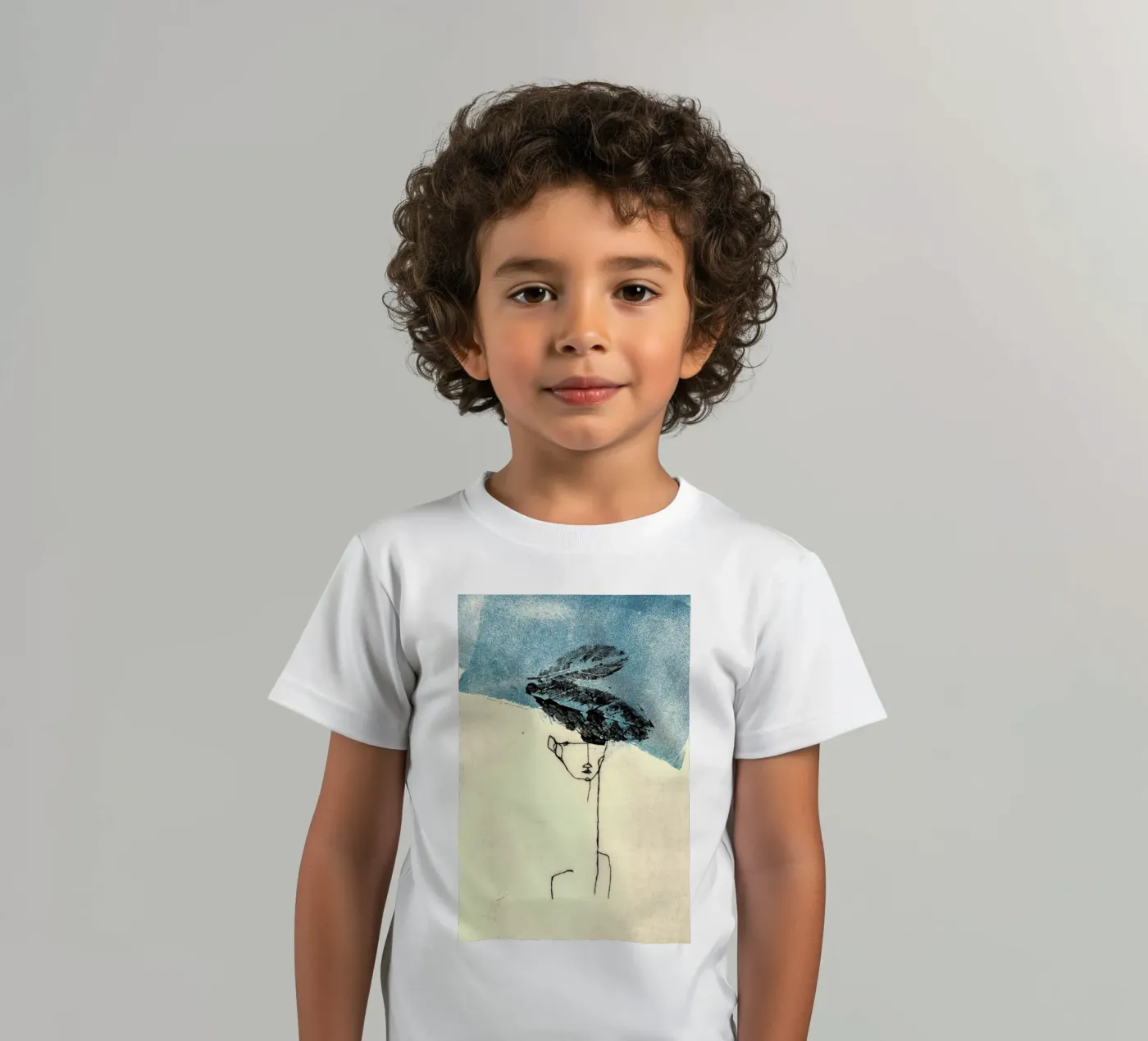 Head Kinder T-Shirt von Marina Guiu