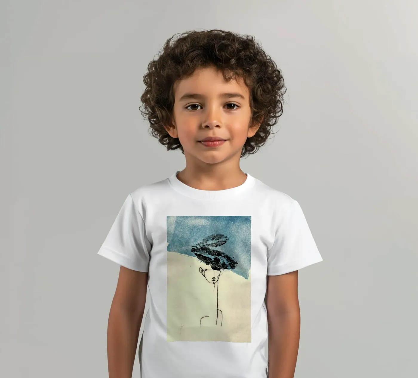 Head t-shirt bambini da Marina Guiu