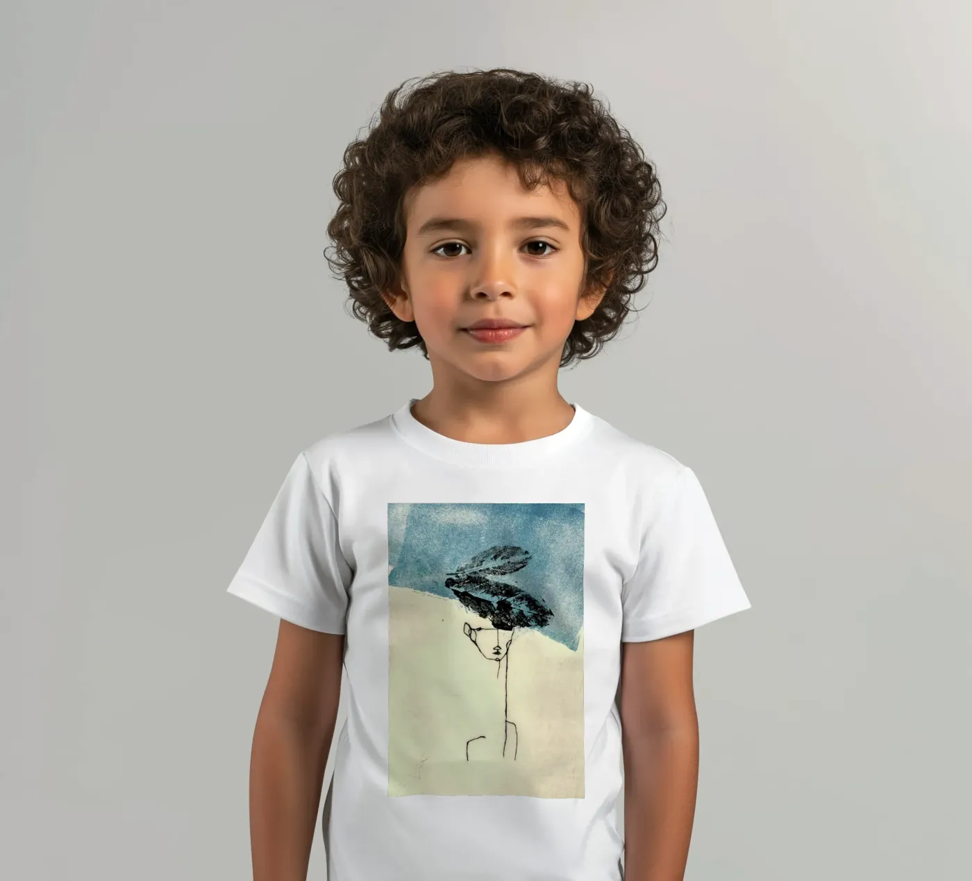 Head Kinder T-Shirt von Marina Guiu