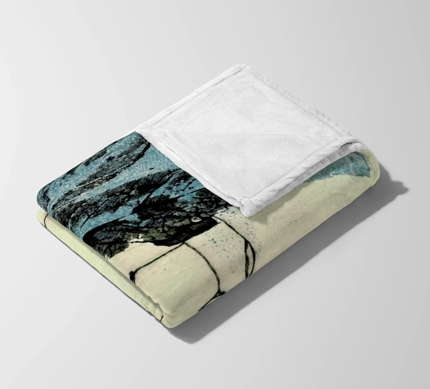 Head fleece blanket by Marina Guiu
