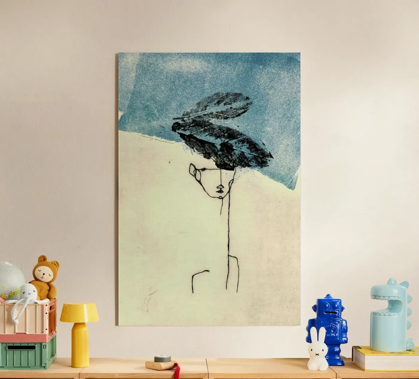 Head Acryl-Glas von Marina Guiu