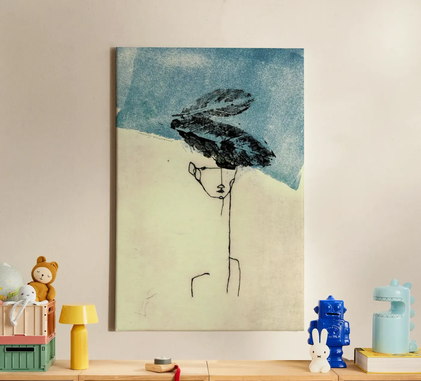 Head Leinwand von Marina Guiu