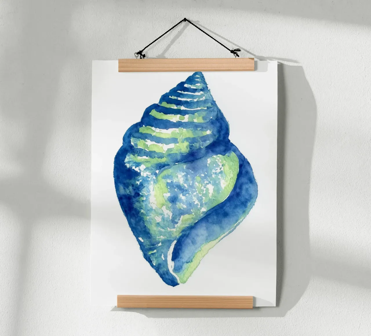 Blue Shell poster by Matthias Keller Studio