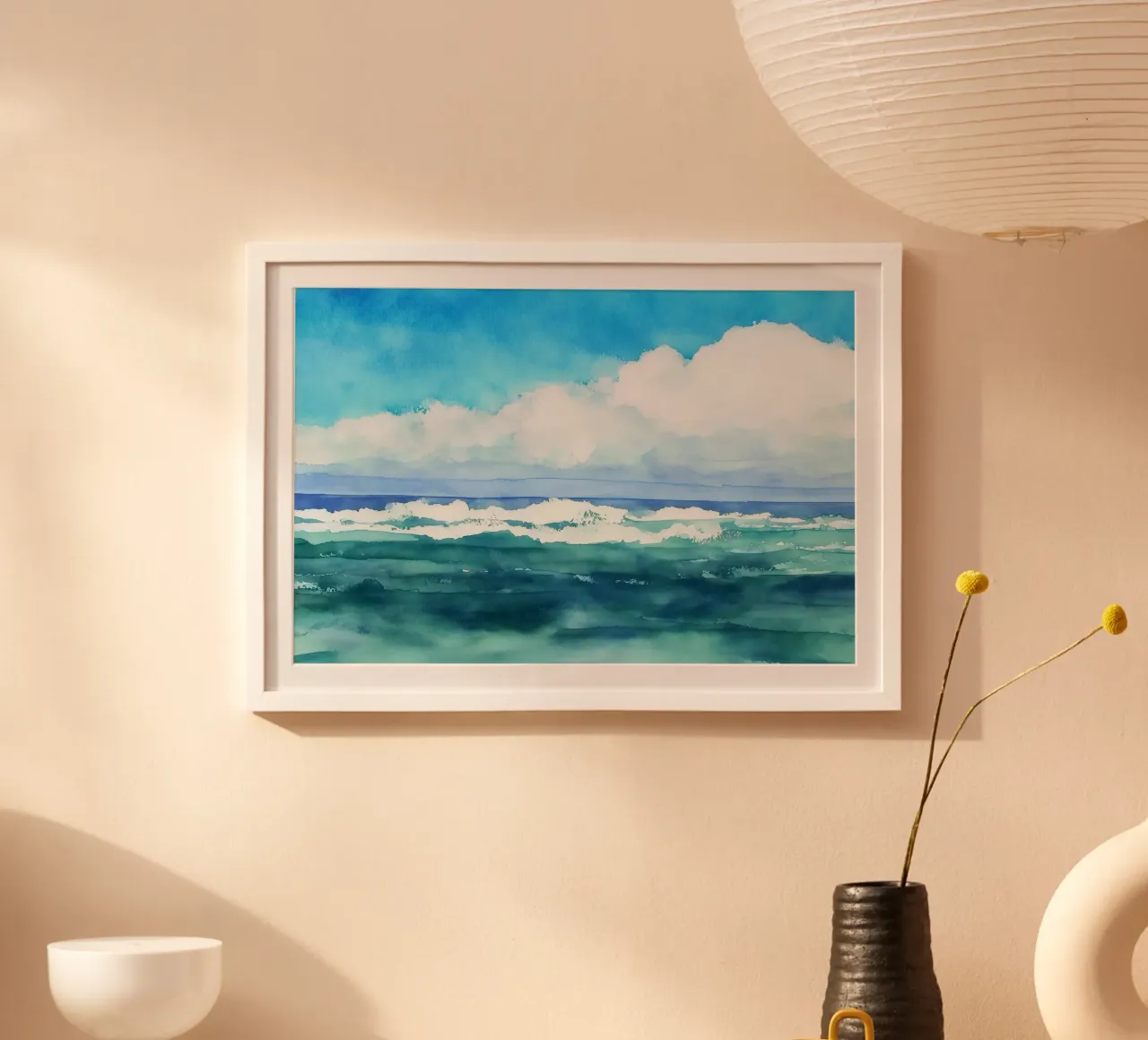 Rolling Blue poster by Matthias Keller Studio