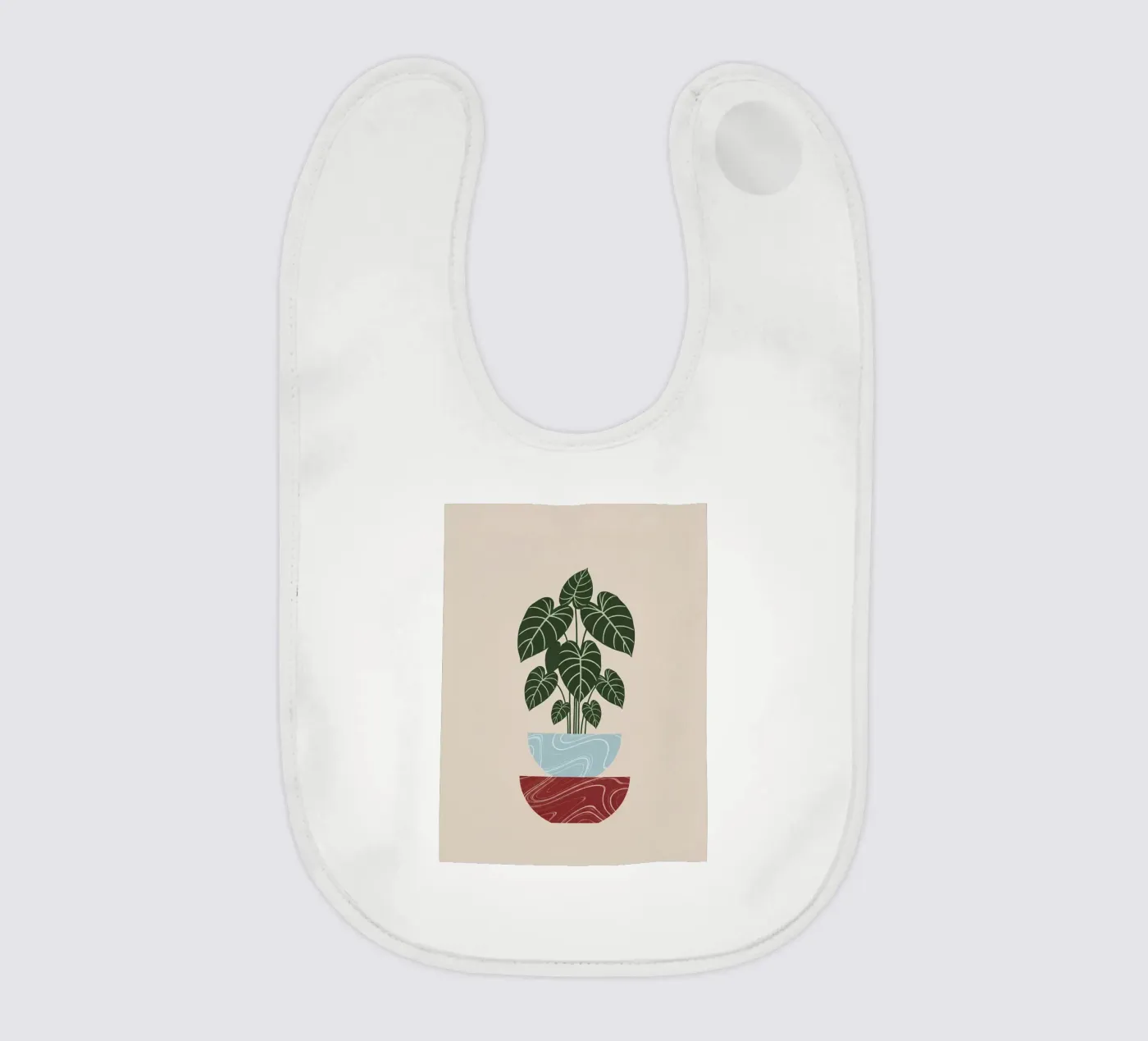 Planten baby slabbetje van Wild Colors Gallery