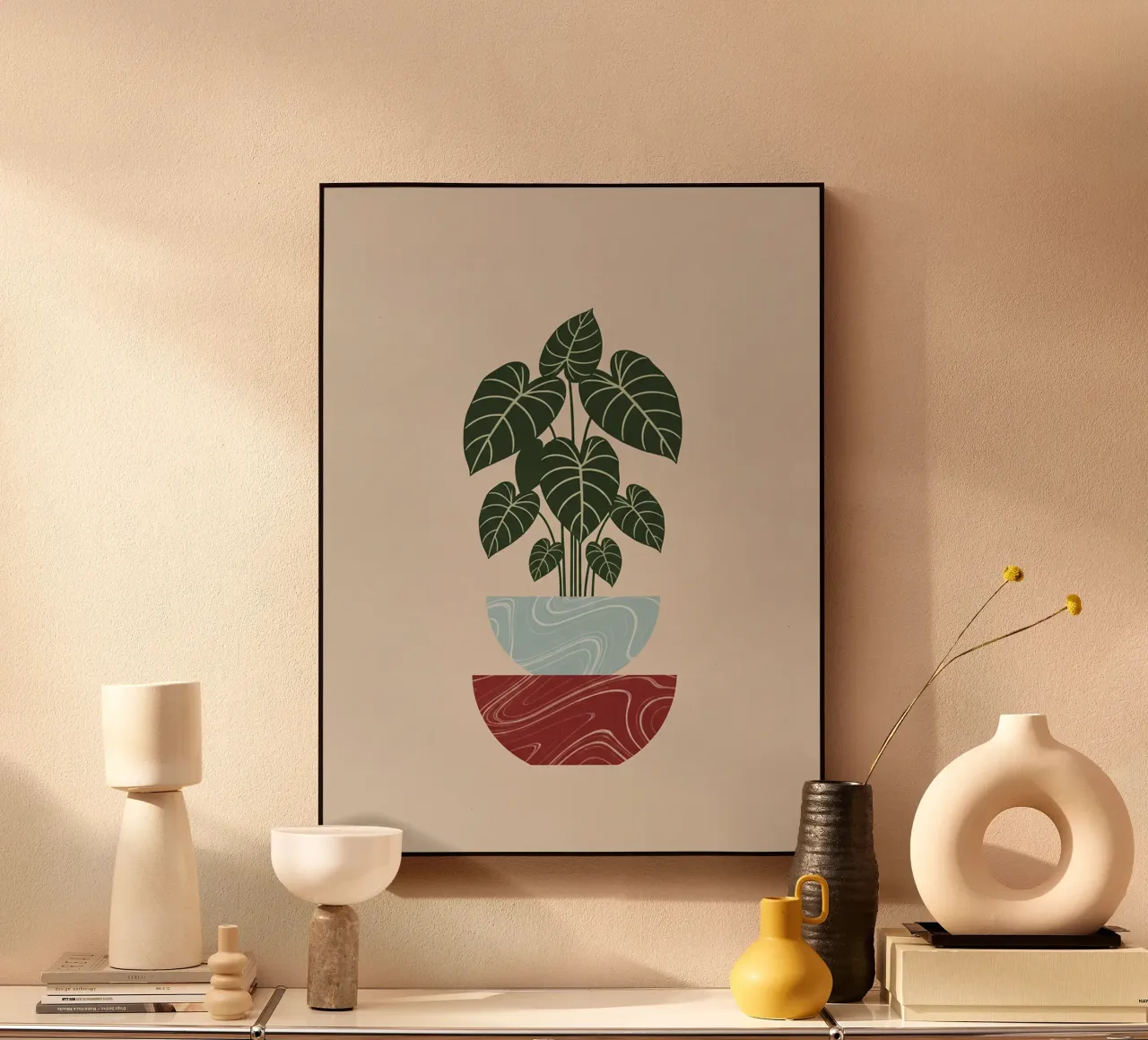 Plants acrylic glass by Wild Colors Gallery