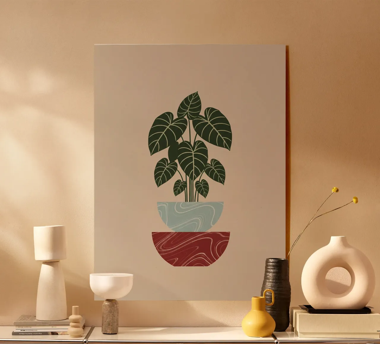 Plants acrylic glass by Wild Colors Gallery