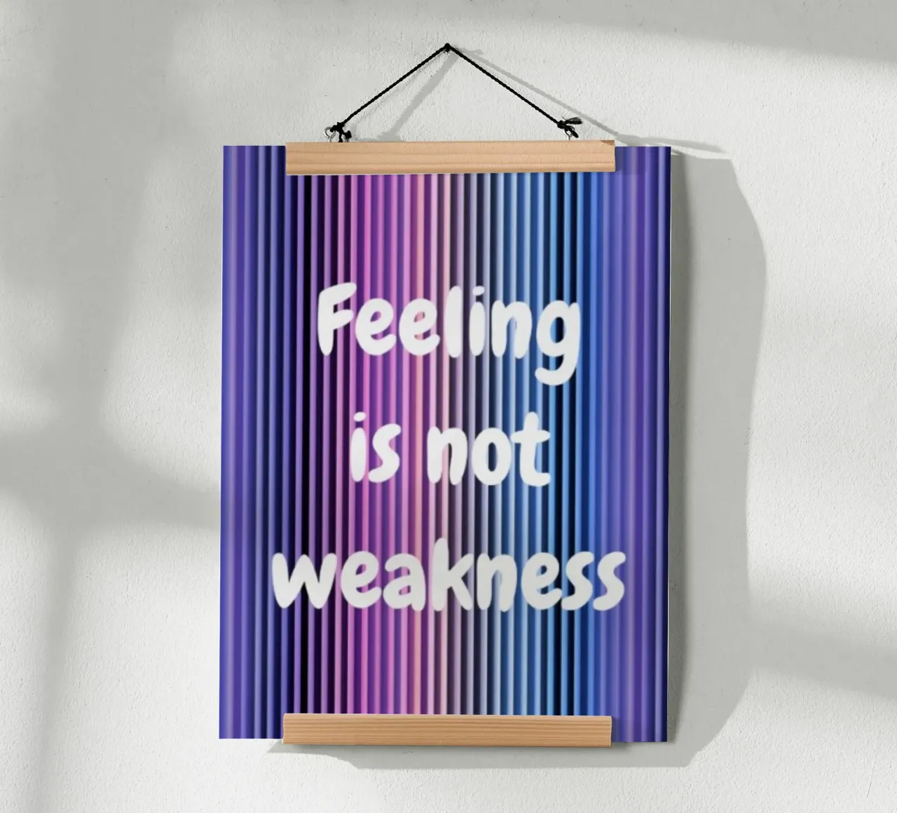 Sentire non è debolezza poster da PurePrint Studio