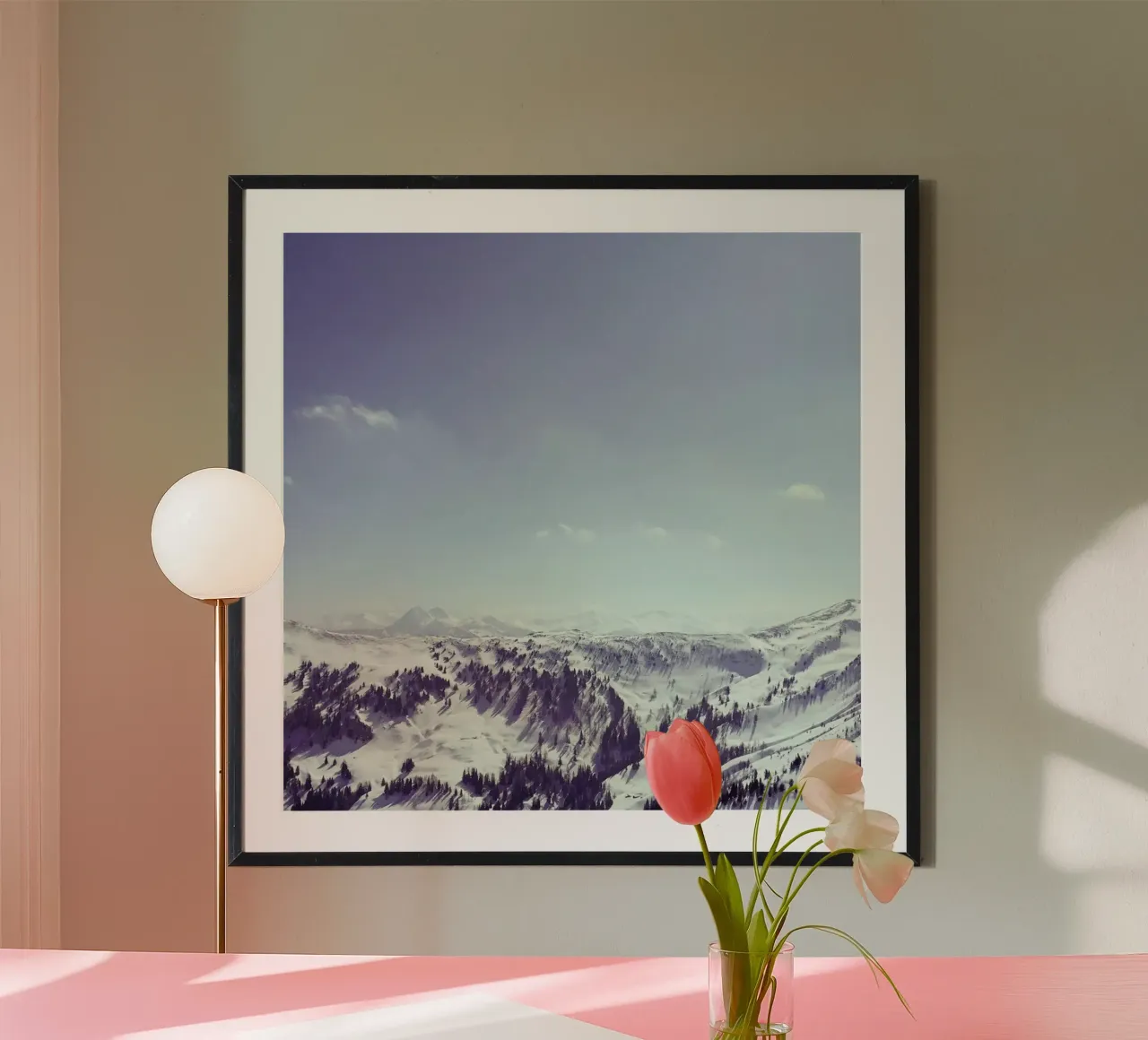 The Alps 2 carta hahnemühle da Nur Mut