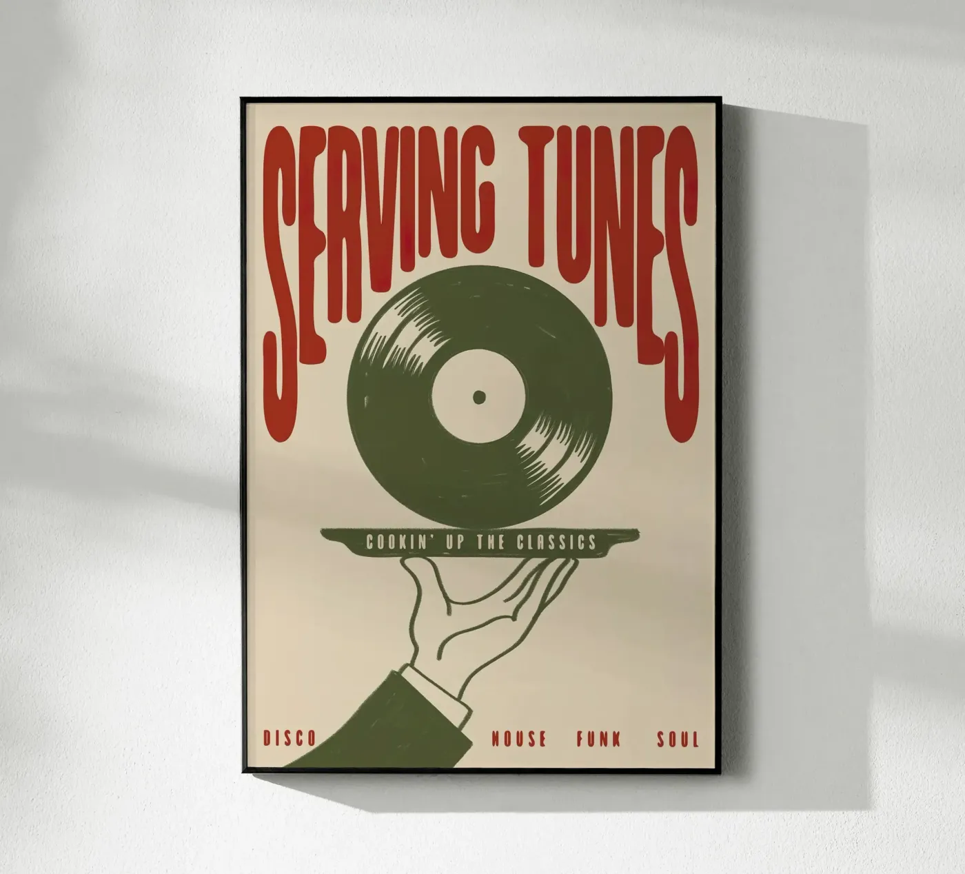 Serving Tunes acryl van Paige Mills