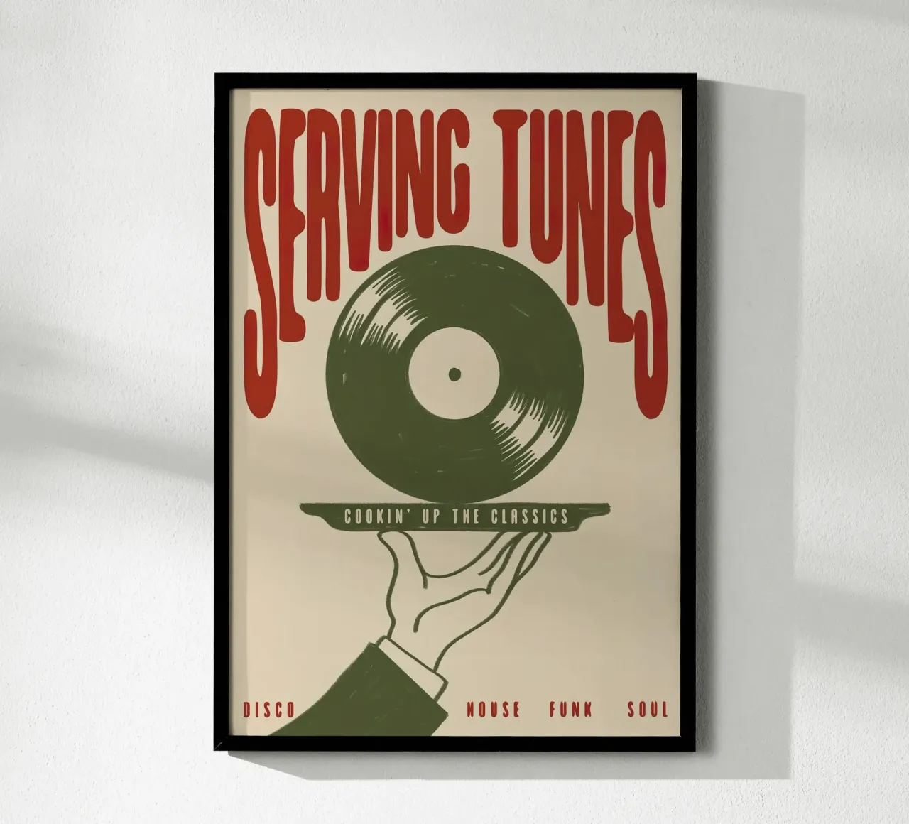 Serving Tunes poster da Paige Mills