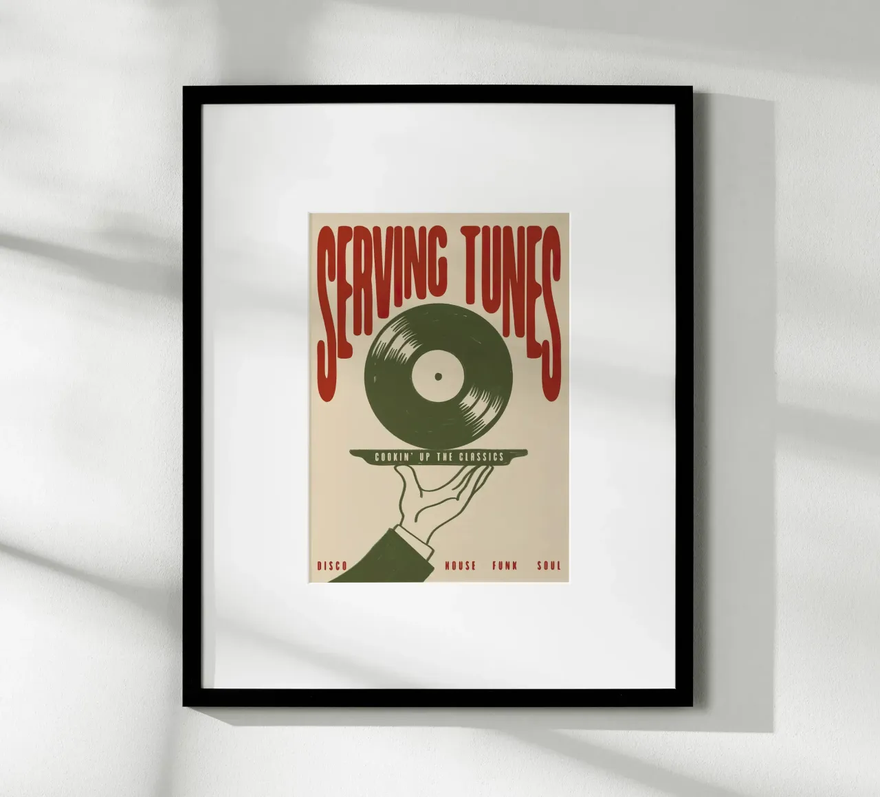 Serving Tunes poster da Paige Mills