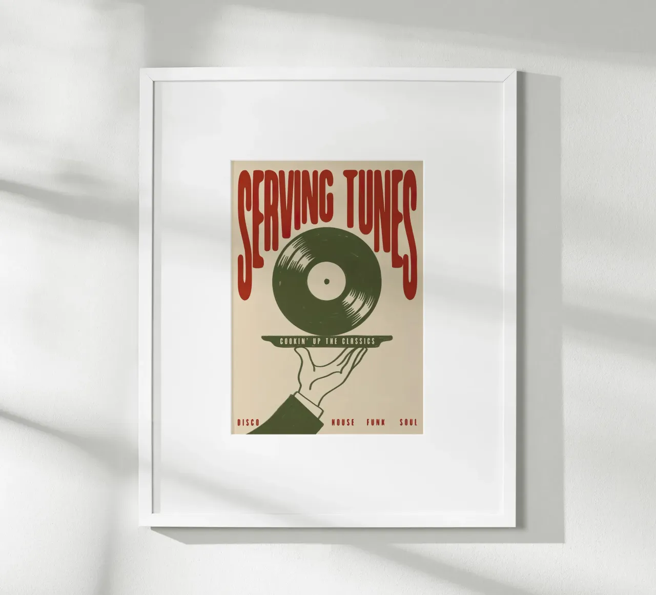 Serving Tunes poster da Paige Mills
