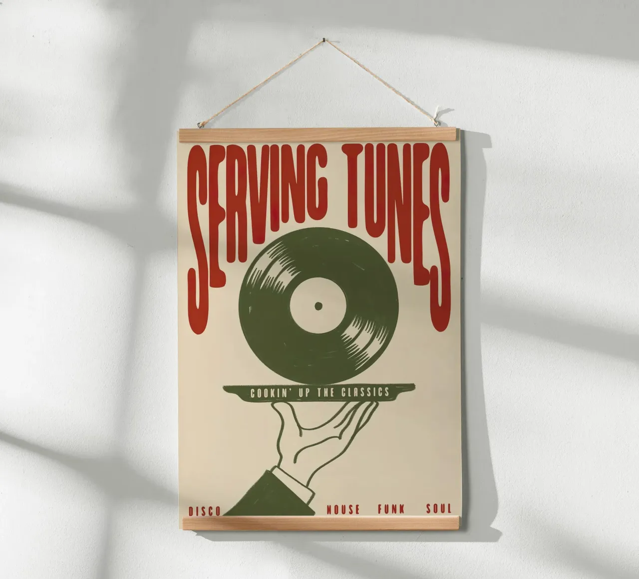 Serving Tunes poster da Paige Mills