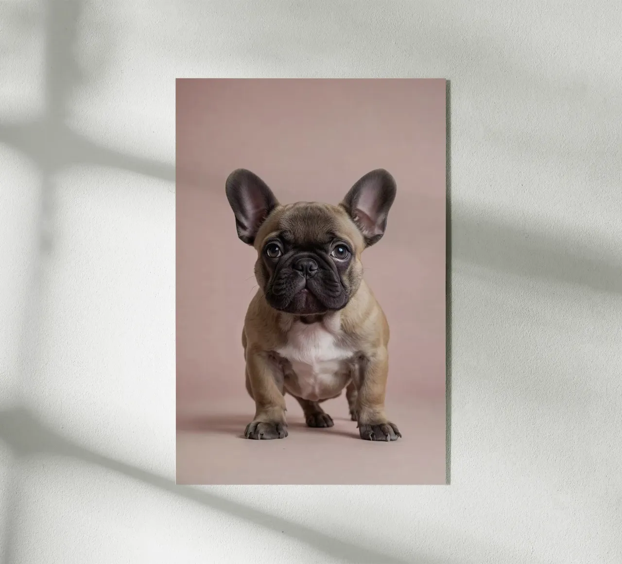 French Bulldog mit neugierigem Blick | Werk 7 | Limited Acryl-Glas von Paws & Portraits