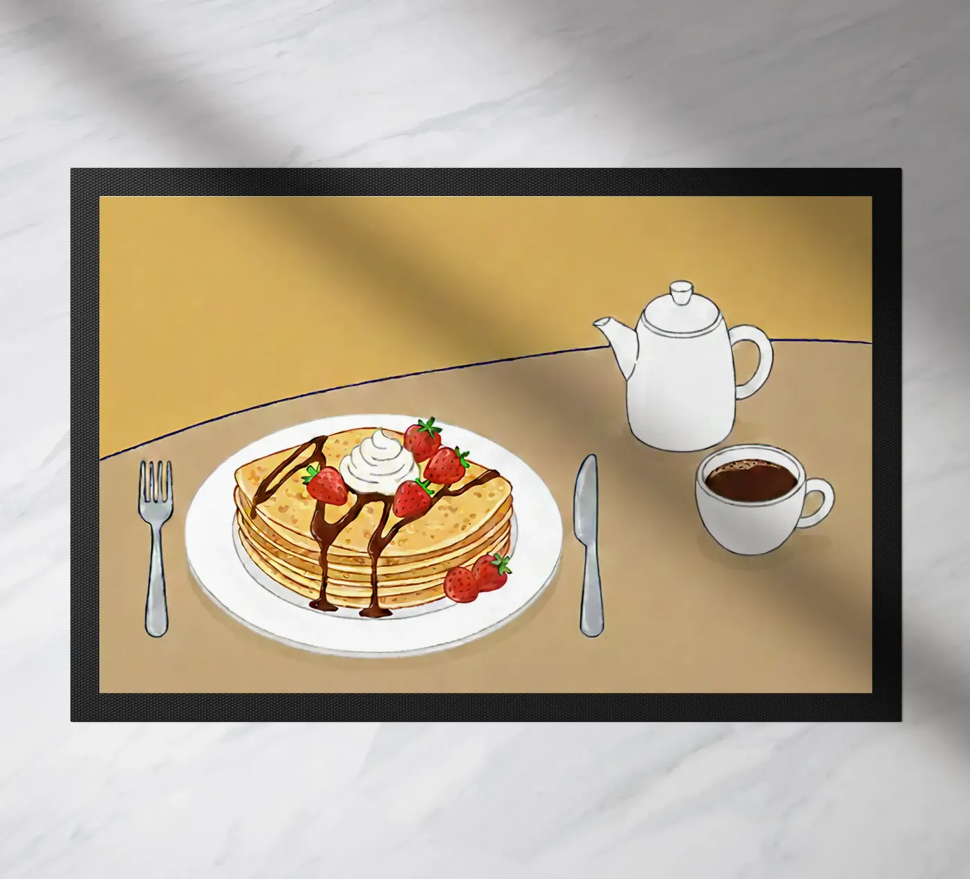 pancakes deurmat van Tasty Colors