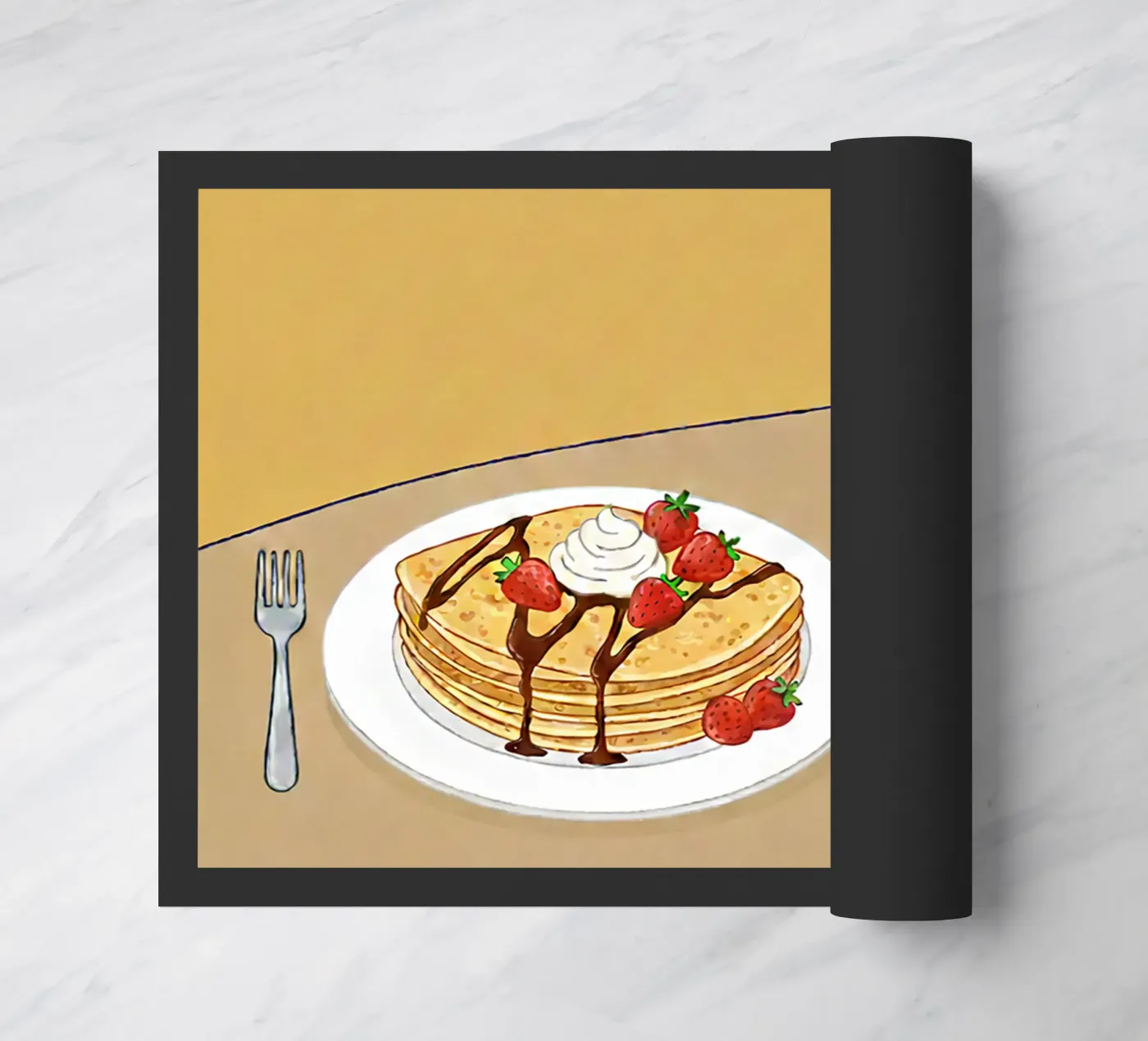 pancakes deurmat van Tasty Colors