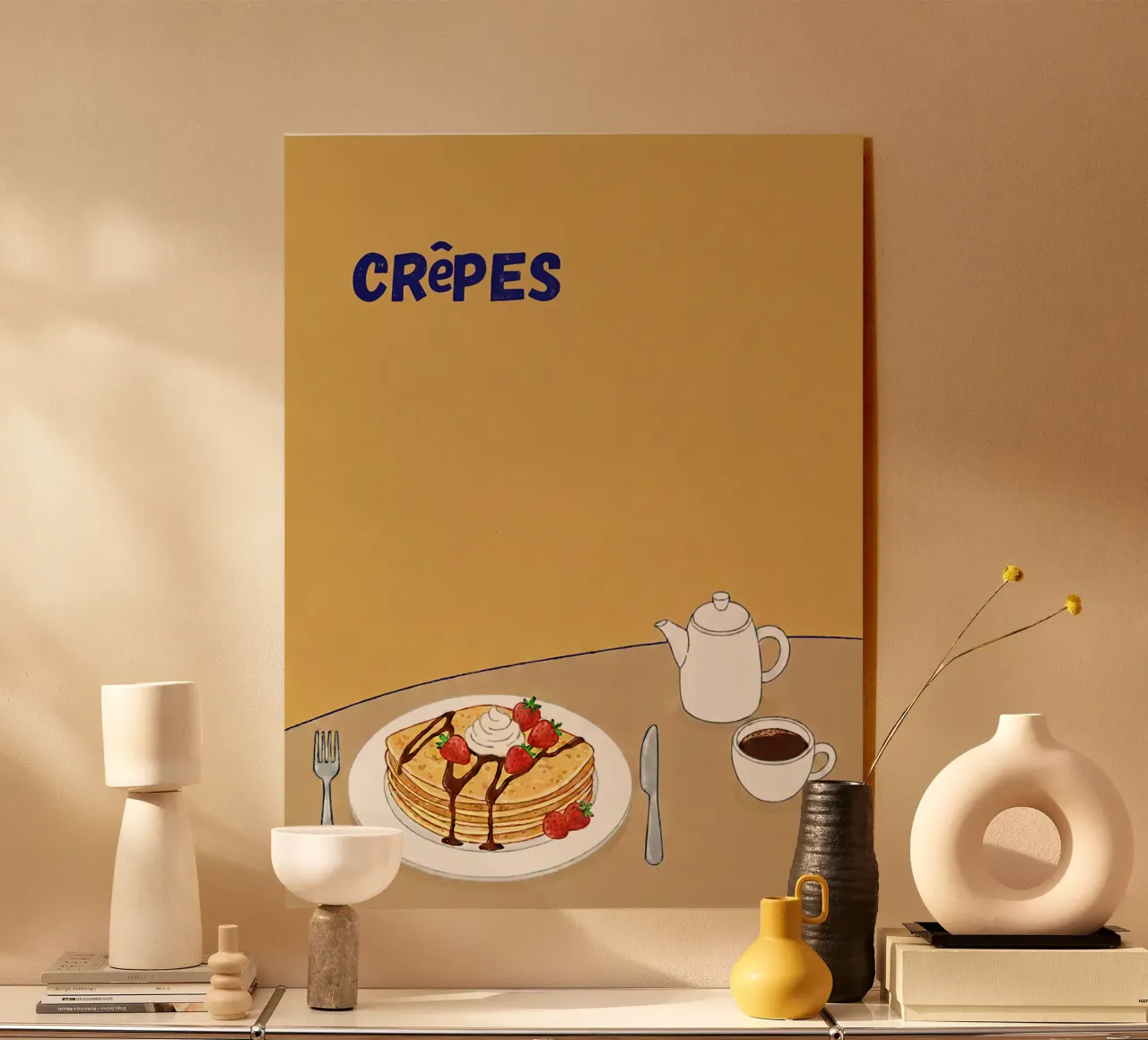 crêpes plexiglass da Tasty Colors