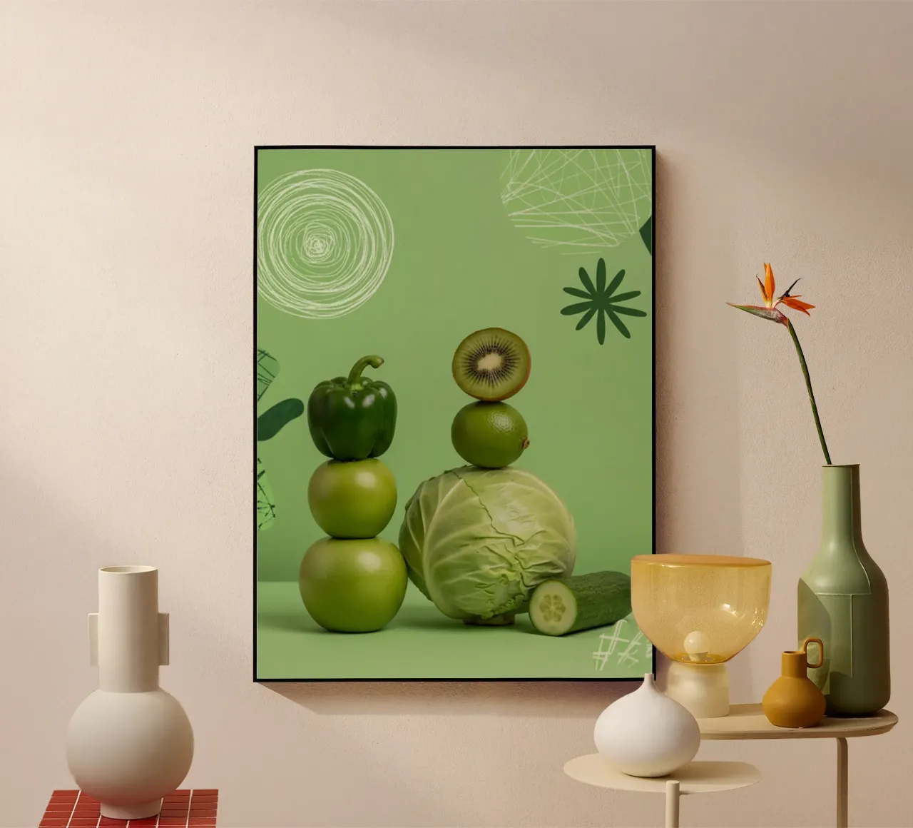 Aliments vert plexiglas de Tasty Colors